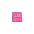 Stickn Öntapadó jegyzettömb STICK`N 76x76mm neon pink 100 lap