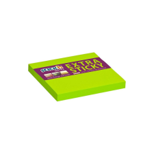 Stickn Öntapadó jegyzettömb STICK`N extra erős 76x76mm neon zöld 90 lap post-it