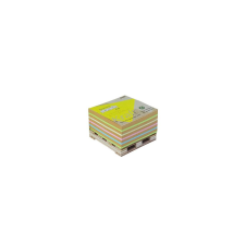 Stickn Öntapadó jegyzettömb STICK`N Kraft cube 76x76mm mini raklapos mix 400 lap post-it