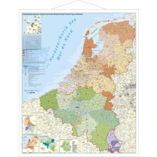 Stiefel Benelux államok falitérkép 1:420 000 térkép