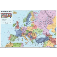 Stiefel Európa országai keretes falitérkép Stiefel 100x70 cm térkép