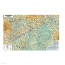 Stiefel Falitérkép fémléces 140x100cm Magyarország autótérképe térkép