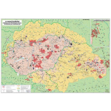Stiefel Könyökalátét, kétoldalas, Magyarország néprajzi térkép jegyzettömb