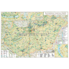 Stiefel Magyarország turisztikai térképe falitérkép fémléces, fóliás, Magyarország idegenforgalmi térképe 100x70 cm térkép
