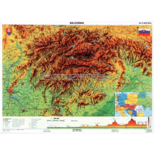Stiefel Szlovákia, domborzati + vaktérkép DUO térkép