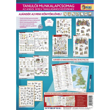 Stiefel Tanulói munkalapcsomag angol kezdő angol abc A3 alátéttel és kék filctollal iskolai kiegészítő