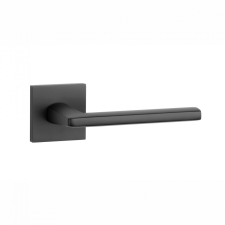 STILE EURA Négyzetrozettás Q SLIM 7MM BLACK - Fekete WC zár és alkatrészei