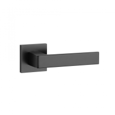 Stile HIRA Négyzetrozettás Q SLIM 7MM BLACK - Fekete (CSAK KILINCS FELSŐ ROZETTÁN) zár és alkatrészei