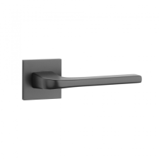 Stile NAKA Négyzetrozettás Q SLIM 7MM BLACK - Fekete WC zár és alkatrészei
