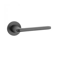 Stile UTA Körrozettás R SLIM 7MM BLACK - Fekete (CSAK KILINCS FELSŐ ROZETTÁN) zár és alkatrészei