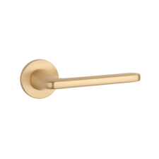 Stile UTA Körrozettás R SLIM 7MM GOLD SATIN - Szatén arany színű BB zár és alkatrészei