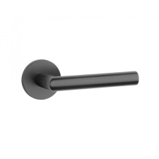 STILE YUZA Körrozettás R SLIM 7MM BLACK - Fekete PZ zár és alkatrészei