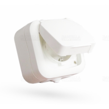 Stilo AQUA 2P+F földelt csatlakozóaljzat (GYV) biztonsági zsalus IP54 villanyszerelés