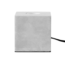 Stilo asztali lámpa beton 10x10cm világítás
