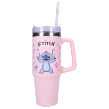  Stitch aloha rózsaszín rozsdamentes acél szigetelt thermo kulacs 900ML kulacs, kulacstartó