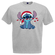 Stitch Cukorpálca - Karácsonyi Férfi Póló férfi póló