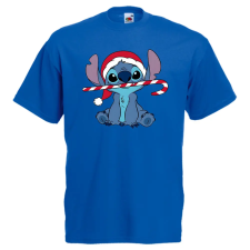  Stitch Cukorpálca - Karácsonyi Férfi Póló férfi póló