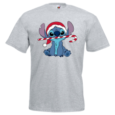 Stitch Cukorpálca - Karácsonyi Férfi Póló férfi póló
