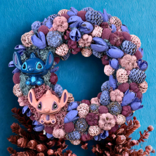  Stitch-es DIY ajtódísz csináld magad csomag dekorációs kellék