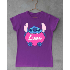 Stitch love bite női póló - egyedi mintás, 12 szín, S-2XL női póló