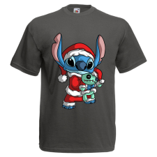  Stitch Mikulás - Karácsonyi Férfi Póló férfi póló