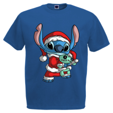 Stitch Mikulás - Karácsonyi Férfi Póló férfi póló