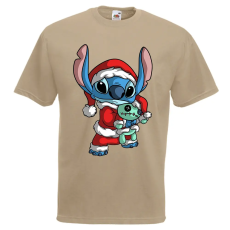  Stitch Mikulás - Karácsonyi Férfi Póló