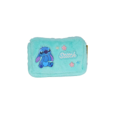 Stitch szőrmés szögletes tolltartó - Mint, Pink (DS25FF-045) tolltartó