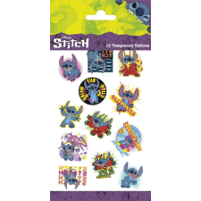  Stitch tetoválás matrica, 10x20cm csillámtetoválás