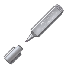 Stocktechnik Kereskedelmi Kft. Faber-Castell Szövegkiemelő 1546 metál fényes ezüst filctoll, marker