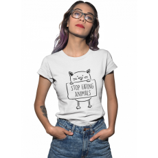  Stop eating animals - Női Póló