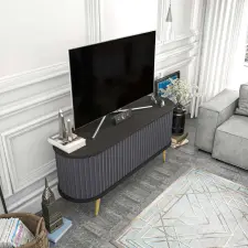  Stor Tv-állvány Fekete Antracit bútor
