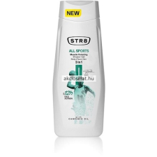 Str8 All Sports 3in1 12H Tusfürdő Cannabis Olajjal 400ml tusfürdők