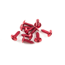 Str8 Burkolatcsavarok M5x12 alumínium piros (10 db) egyéb motorkerékpár alkatrész