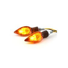 Str8 Fekete irányjelzők STR8 Elektronika Lámpa, fényszóró, index egyéb motorkerékpár alkatrész