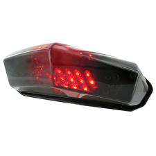 Str8 Hátsó lámpa irányjelzőkkel, LED, fekete vonal, univerzális, 145x85mm motorkerékpár fényszóró