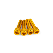 Str8 Szívócsavar készlet M6x25mm Alu Arany (4 db) egyéb motorkerékpár alkatrész