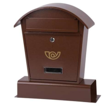 STR Lambert modern acél Postaláda #barna postaláda