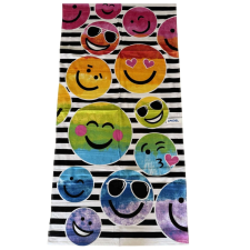  Strand törölköző 70 x 140 cm - Emoji mintás 240081 lakástextília