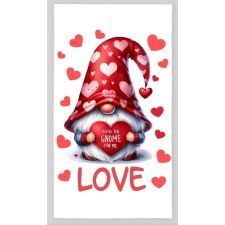 Strandtörölköző, Valentin-nap, Love, Gnome lakástextília