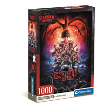 Stranger Things 1000 db-os Compact puzzle Clementoni puzzle, kirakós