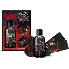 Stranger Things Szett zoknival 250 ml kozmetikai ajándékcsomag