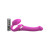 Strap-On-Me M - felcsatolható, léghullámos vibrátor (pink)