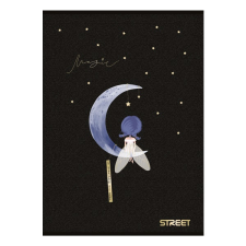 Street Füzet STREET Black&Gold A/5 54 lapos vonalas füzet
