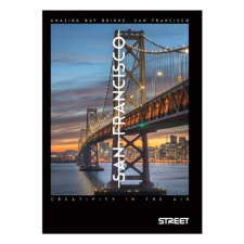Street Füzet STREET Bridges A/5 50 lapos kockás füzet