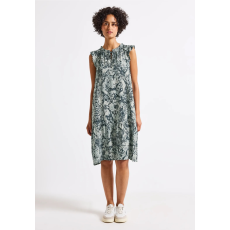 STREET ONE női ruha - Kígyó mintás, laza fazon, kék-fehér színkombináció, elegáns és hétköznapi viseletre 144616-37020