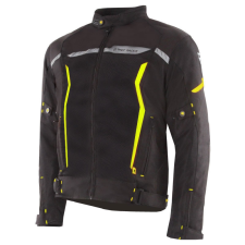Street Racer Flex Air motoros kabát fekete-fluo sárga motoros kabát
