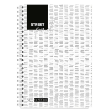 Street Spirálfüzet kockás street pad a/5 100 lapos fehér 67127 füzet