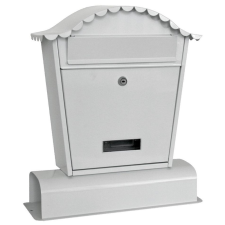 Strend Pro postaláda HUBERT B, fém, fehér postaláda