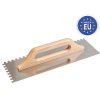Strend pro prémium fogazott rozsdamentes glettvas, fa nyéllel, 0,7 mm, 480X130 mm, E6 mm